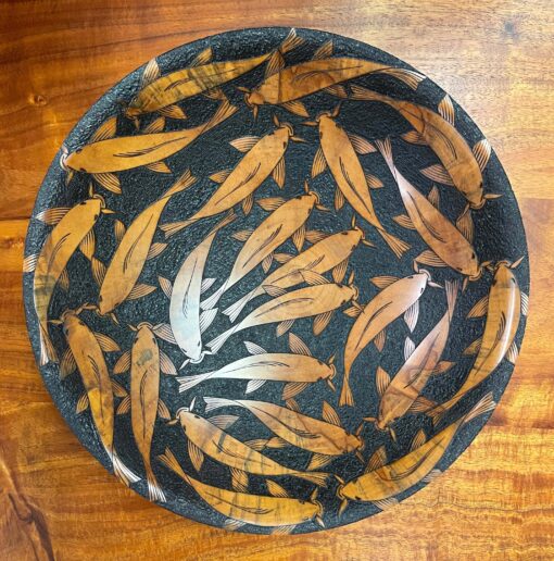 Bowl No. 811 Koi Pond by Michael Patrick Smith