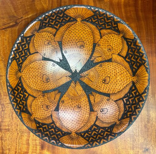 Bowl No. 826 Humu Blossom by Michael Patrick Smith