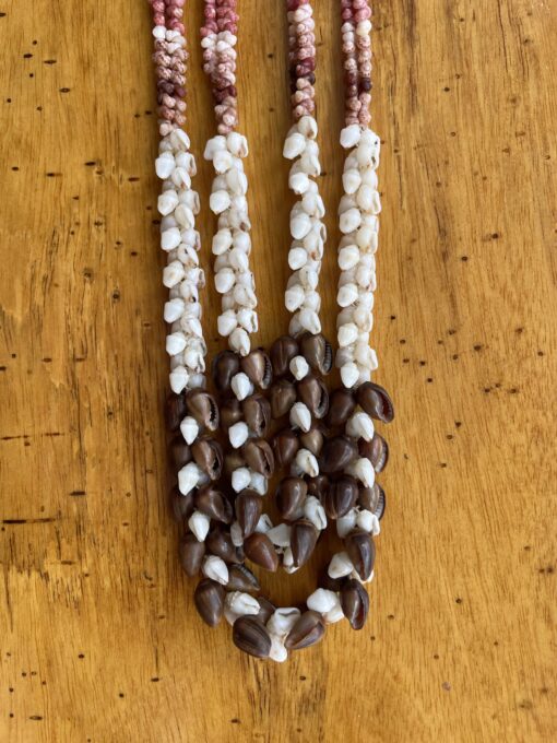 Ni‘ihau Lei, 40/42-Inch 2-Strand Pōleho Kipona