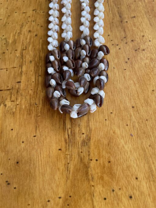Ni‘ihau Lei, 40/42-Inch 2-Strand Pōleho Kipona