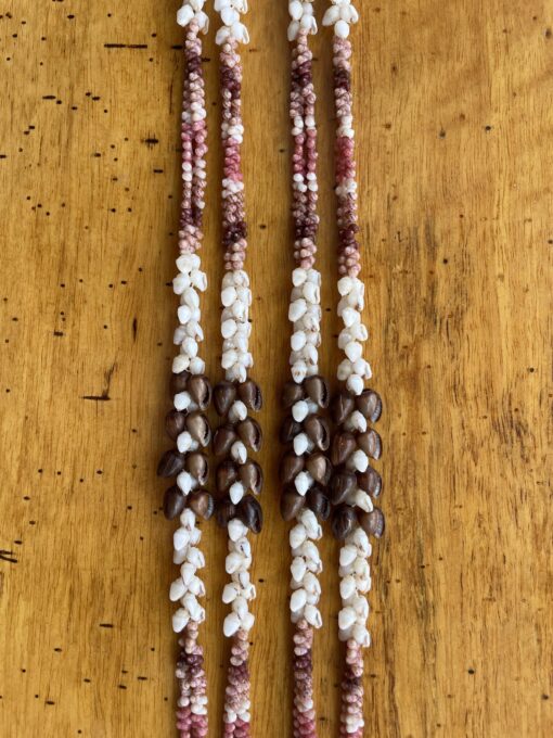 Ni‘ihau Lei, 40/42-Inch 2-Strand Pōleho Kipona