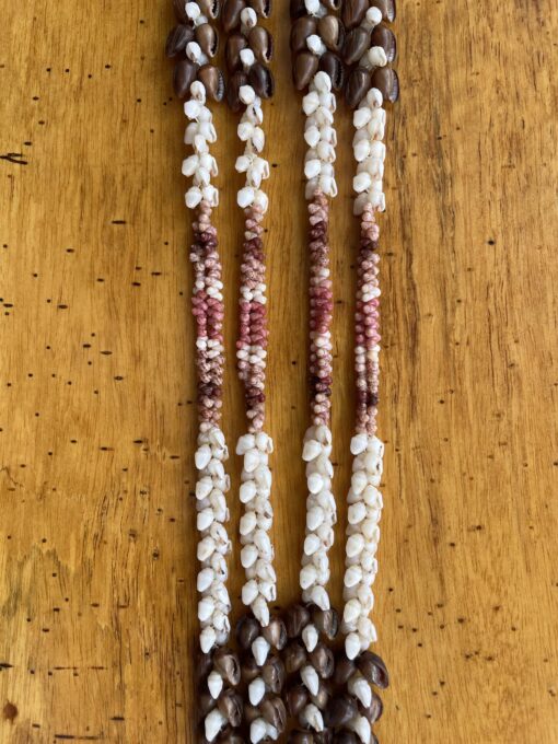 Ni‘ihau Lei, 40/42-Inch 2-Strand Pōleho Kipona