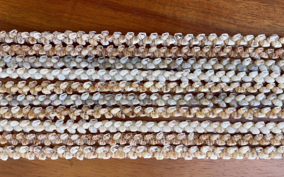 SALE: Select Multi-Strand All-Momi Ni‘ihau Shell Lei