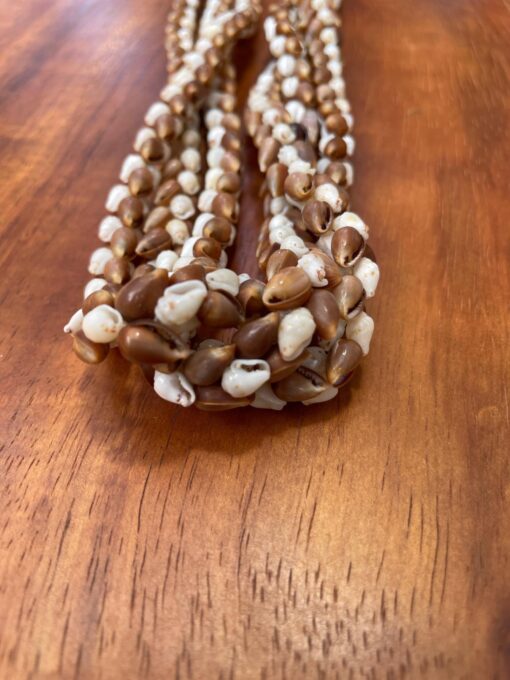 Ni‘ihau Lei, 27-Inch 2-Strand Heliconia With Pōleho