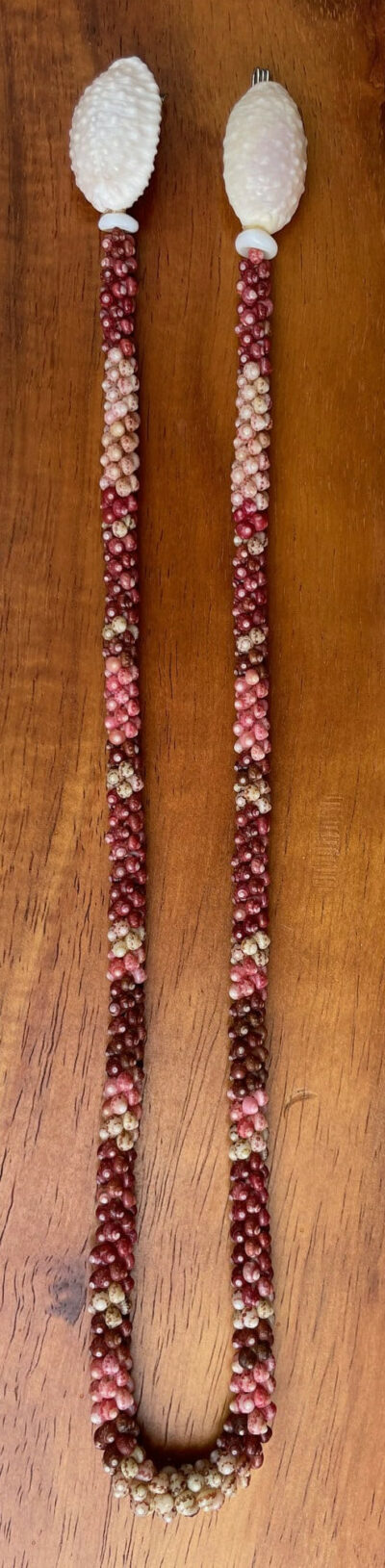 Ni‘ihau Lei, 19-Inch 2-Tie Poepoe
