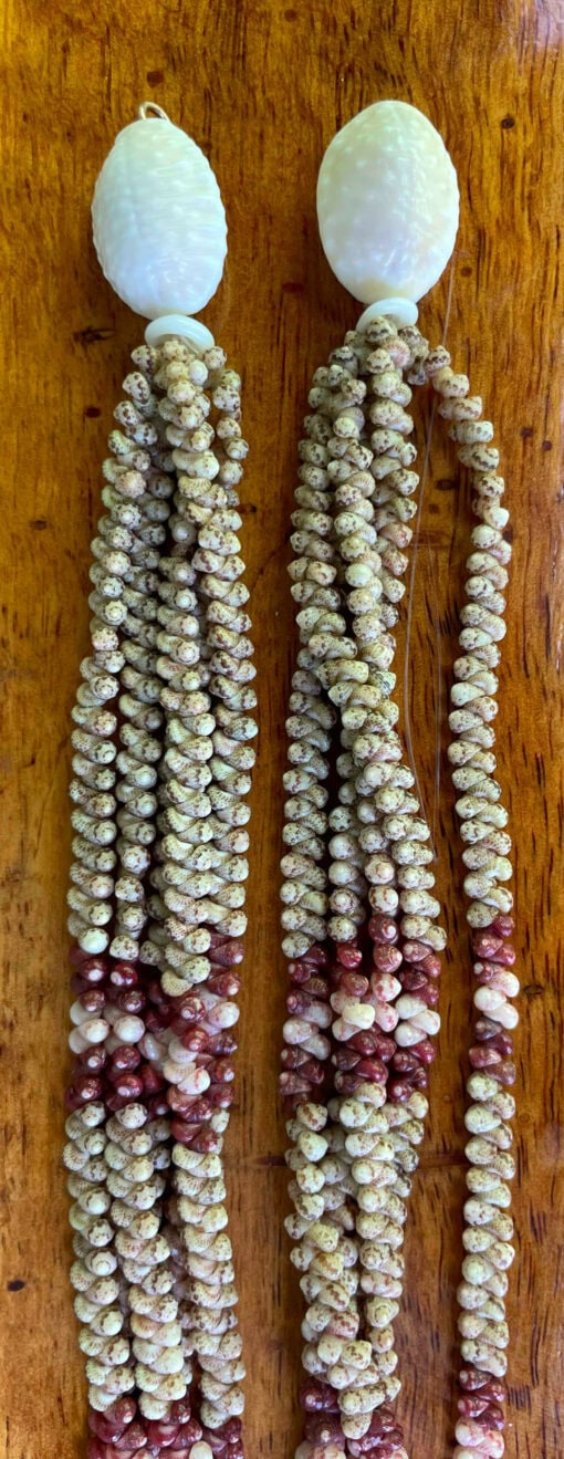 Ni‘ihau Lei, 19-Inch 5-Strand Kahelelani Kui Pololei Patch Patch