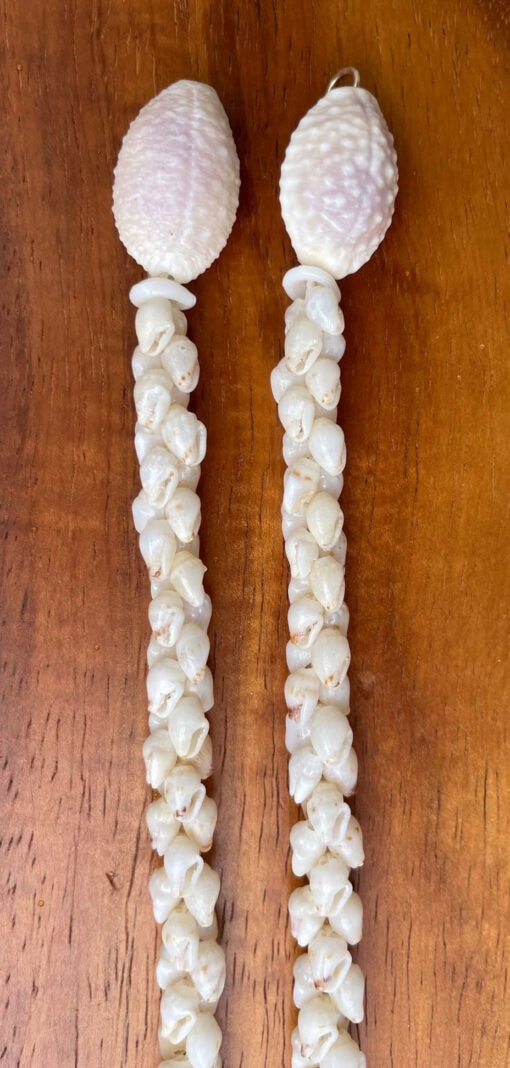Ni‘ihau Lei, 19.5-Inch 2-Tie Kipona Poepoe