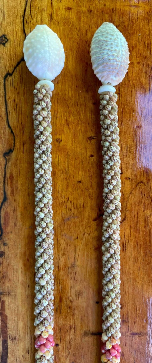 Ni‘ihau Lei, 19-Inch 4-Tie Poepoe