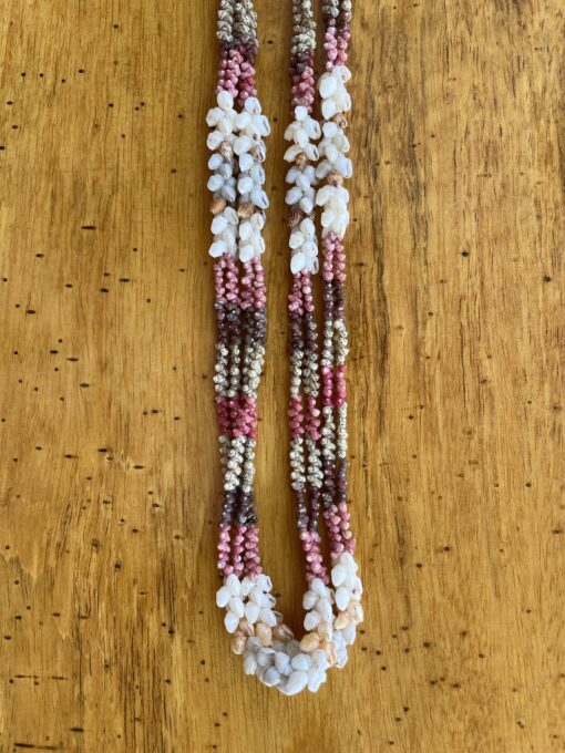 Ni‘ihau Lei, 34-Inch 2-Strand Kipona