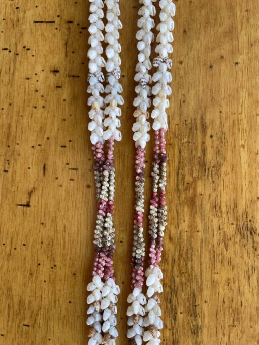 Ni‘ihau Lei, 34-Inch 2-Strand Kipona