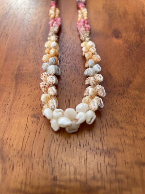 Ni‘ihau Lei, 40-Inch Kipona Pikake Kui Pololei