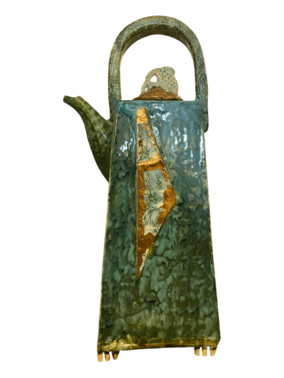 Decorative Ceramic Koi Fish Teapot by Arabella Ark