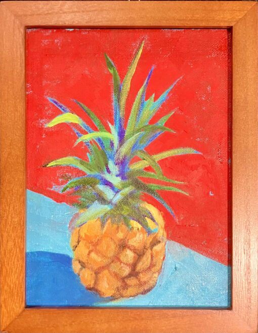 "Tiny Pineapple Fire Red" by Pamela Neswald