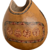Maori-Inspired Gourd with Abalone Shell Inlay by Neola Caveny