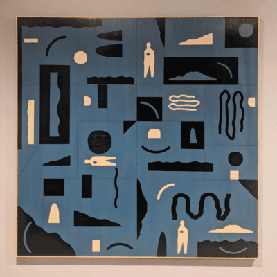 "Ocean Currents Blue" by Ron Smith