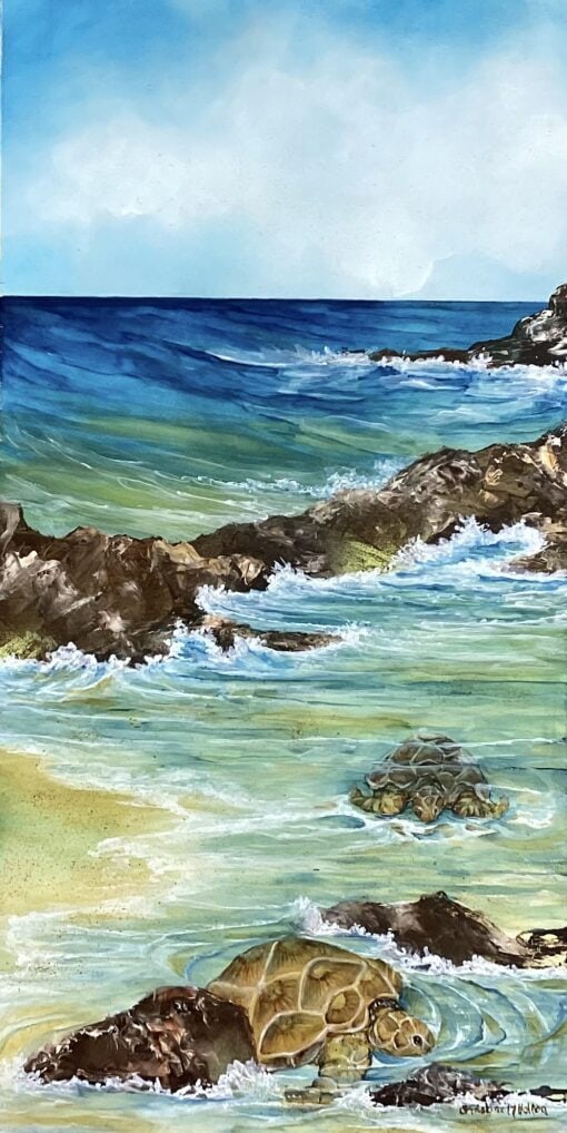 "Hoʻokipa Honu" by Christine Halton