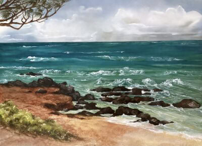 "Little Beach Pāʻia" by Christine Halton