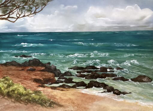 "Little Beach Pāʻia" by Christine Halton