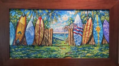 "Haʻikū Surf Fence" by John Ensign